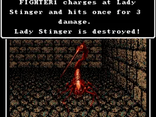 Fighting a Lady Stinger