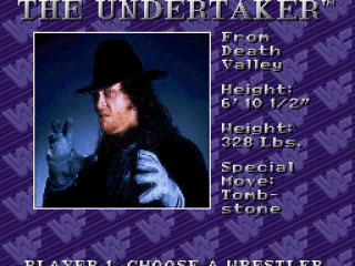 There is no wrestling game without The Undertaker.