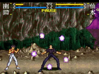 Sensui unleashes his powerful attack