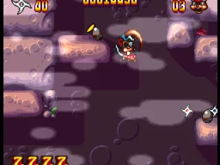 Springing through the caverns with alpha-blended clouds