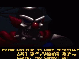 With a name like Ektor, you know he's bad...