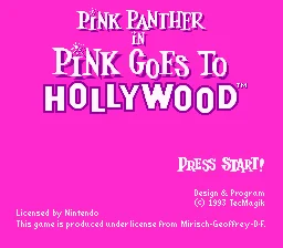 Pink Goes to Hollywood